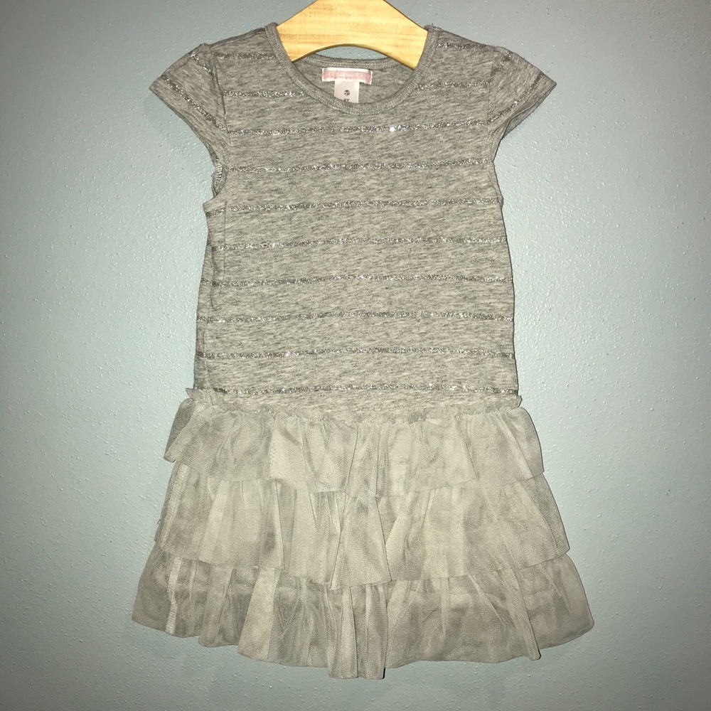 Lot of (2) Grey Dresses Size 3T GAP & OLD NAVY